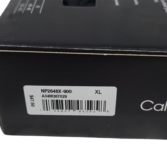 Calvin Klein Low Rise Trunk Brief Size XL 3 Pack Microfiber Recycled Gray Black - Picture 8 of 8